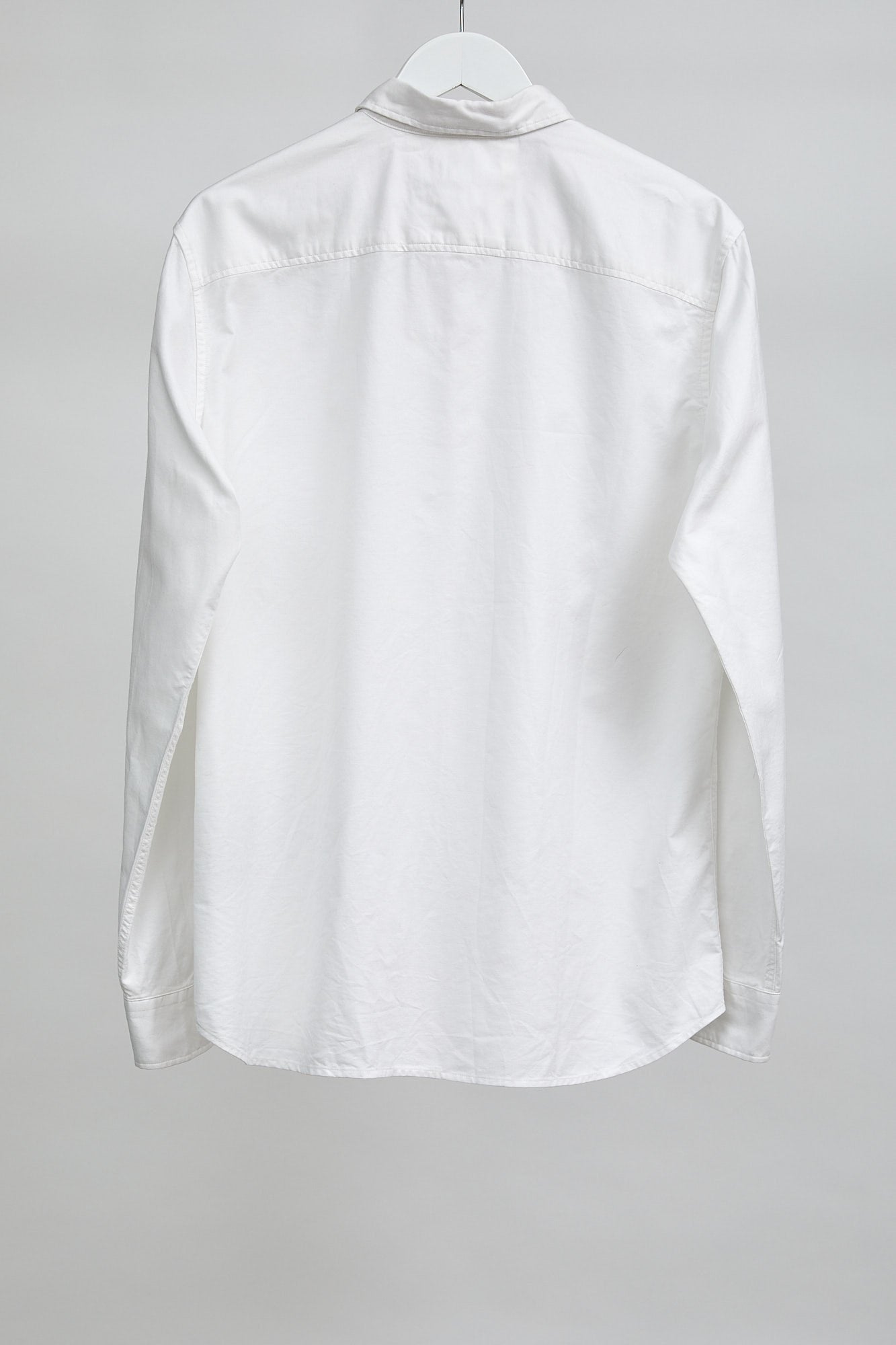 Mens Selected Homme White Oxford Shirt: Size Large