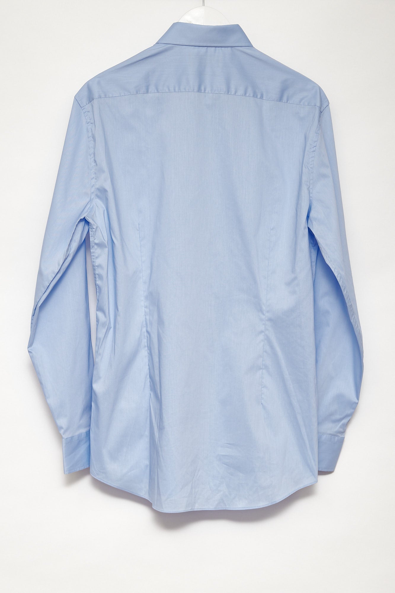 Mens M&S Blue formal shirt size 16 collar large