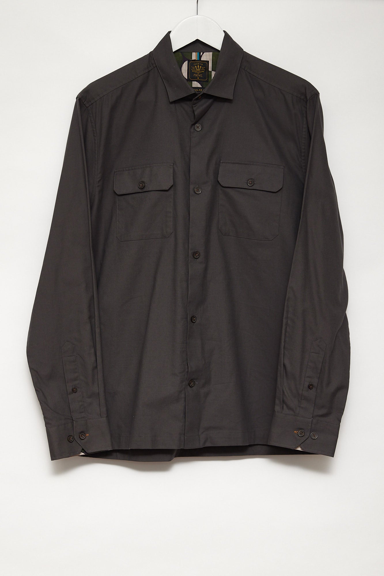 Mens Next dark grey shirt size medium