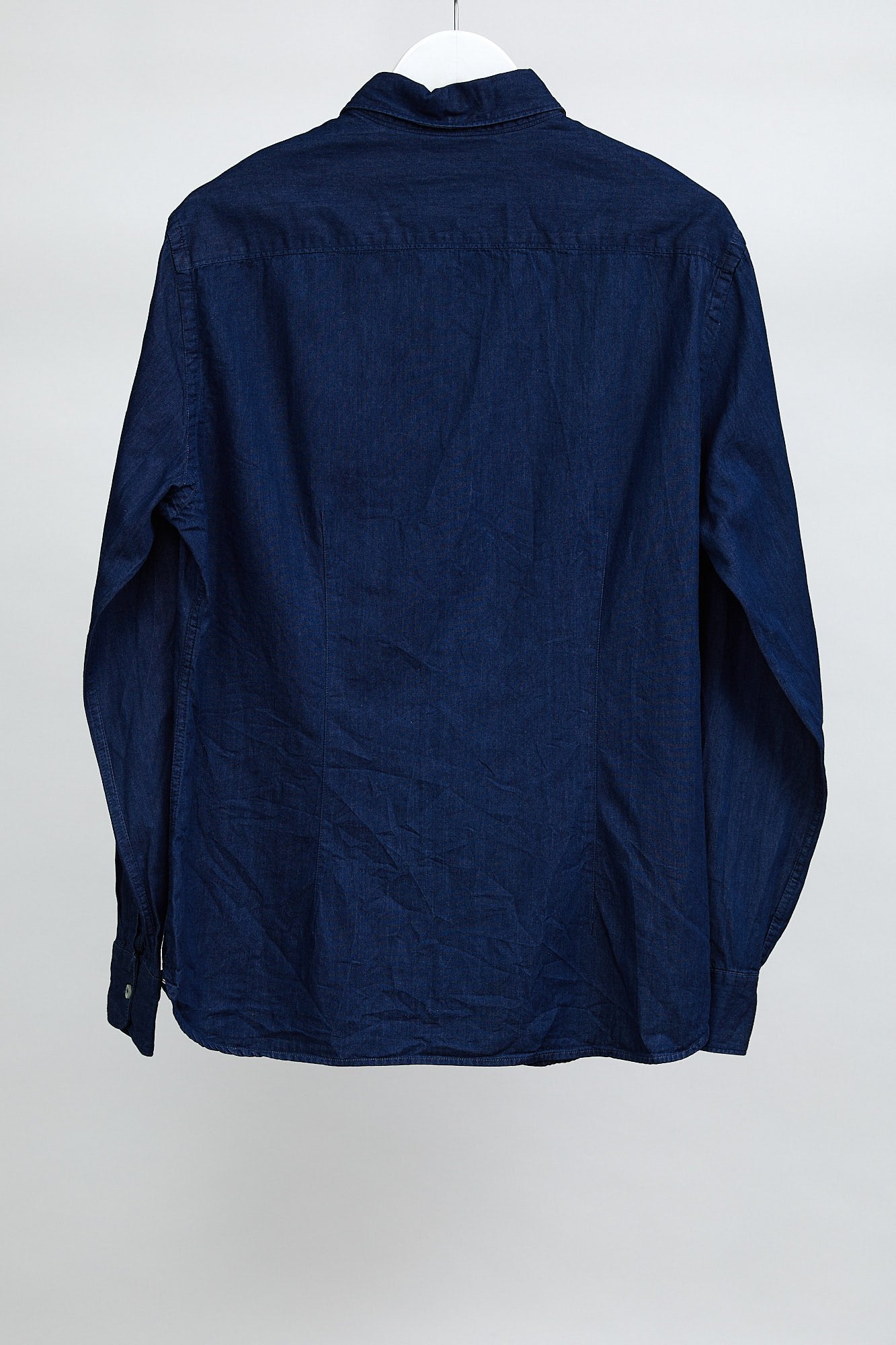Mens Mango Navy Shirt: Size Medium
