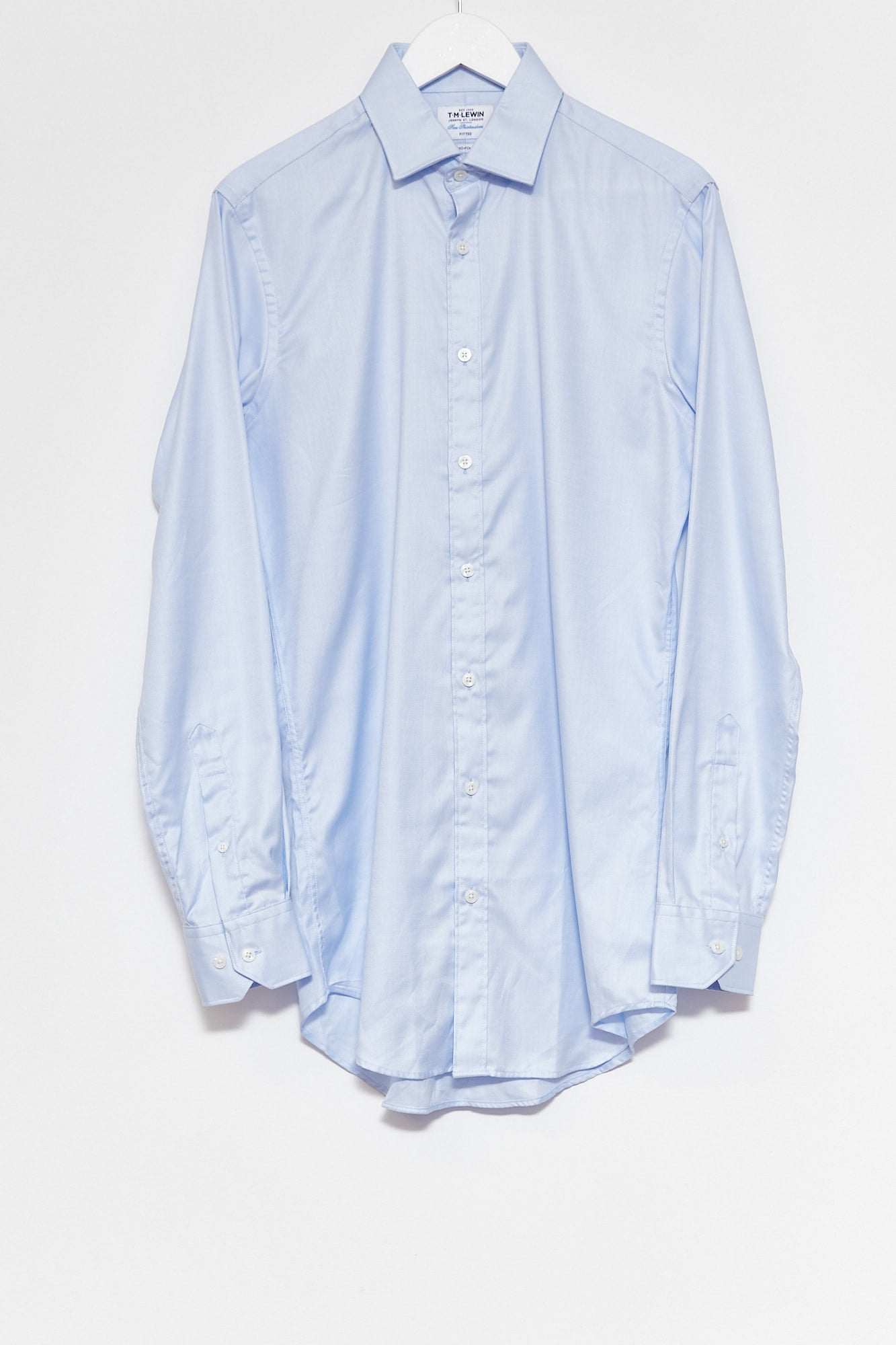 Mens TM Lewin Blue Shirt size Medium