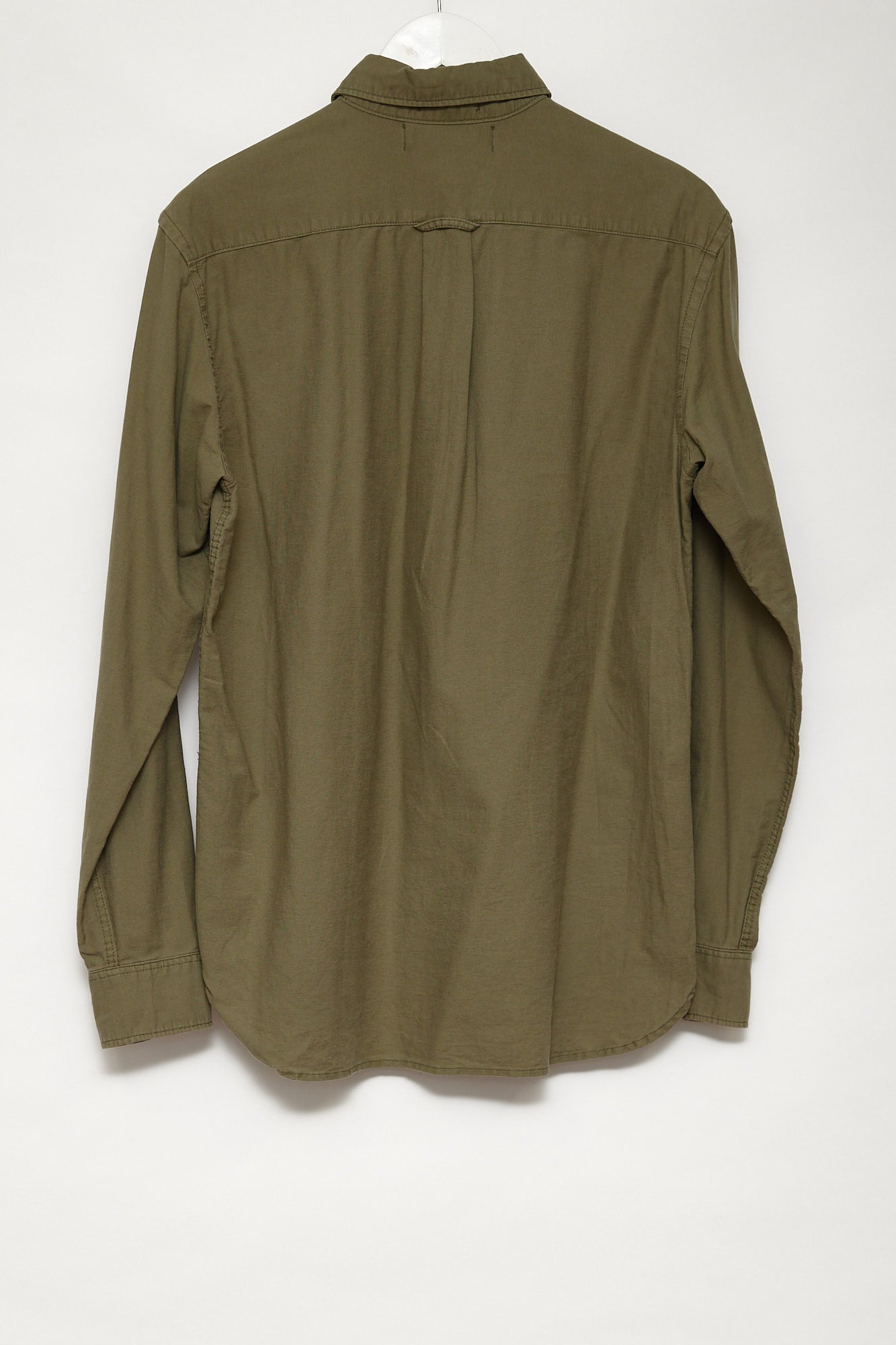 Mens H&M Khaki Oxford shirt size small
