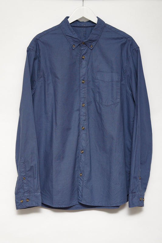 Mens M&S Blue Oxford Shirt size Extra Large