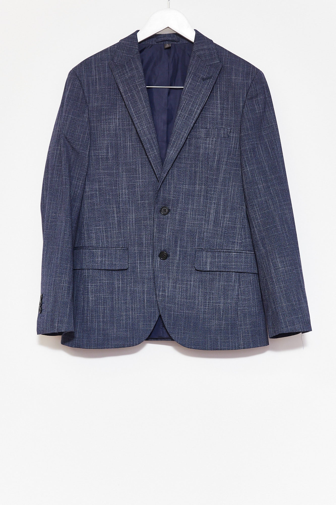 Mens M&S Blue Suit size 38 short W34 L29