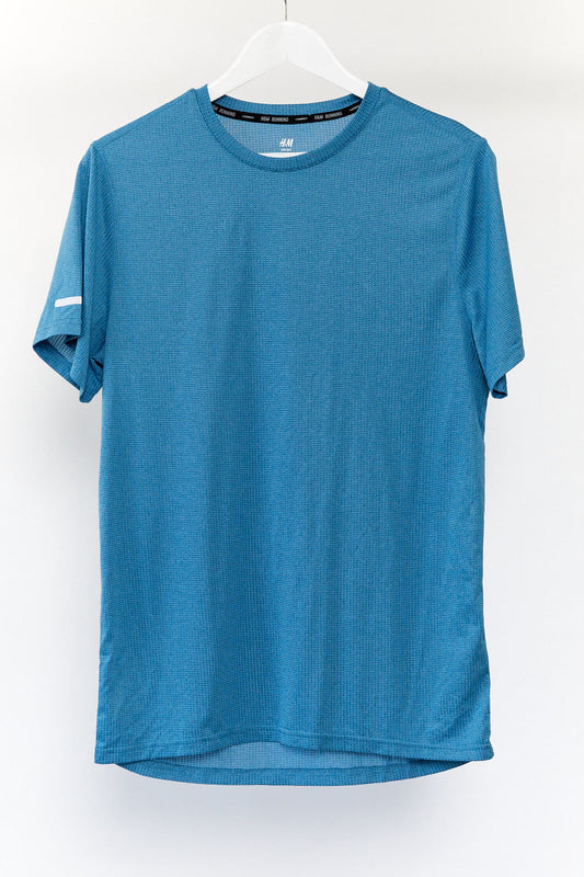 Mens Blue H&M Sport Top Size Small