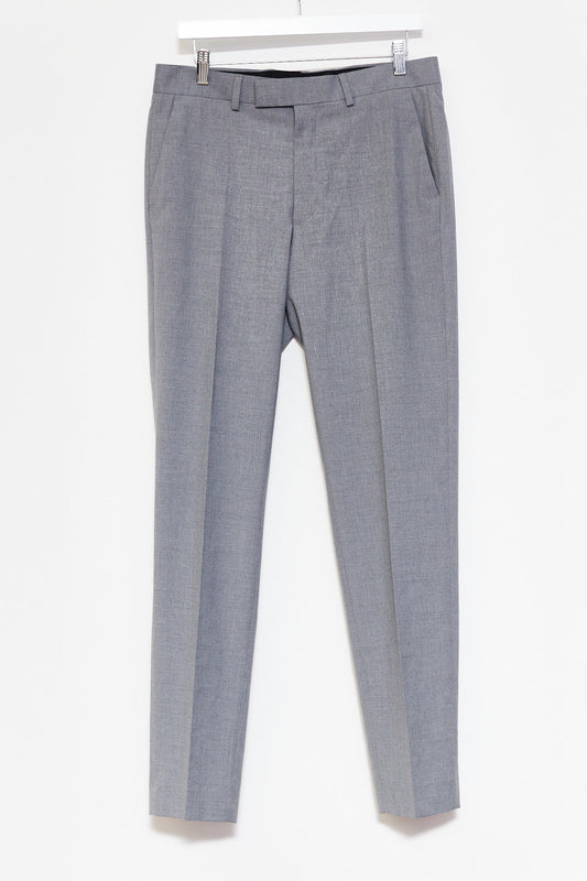 Mens Grey Suit Trouser W32 L32