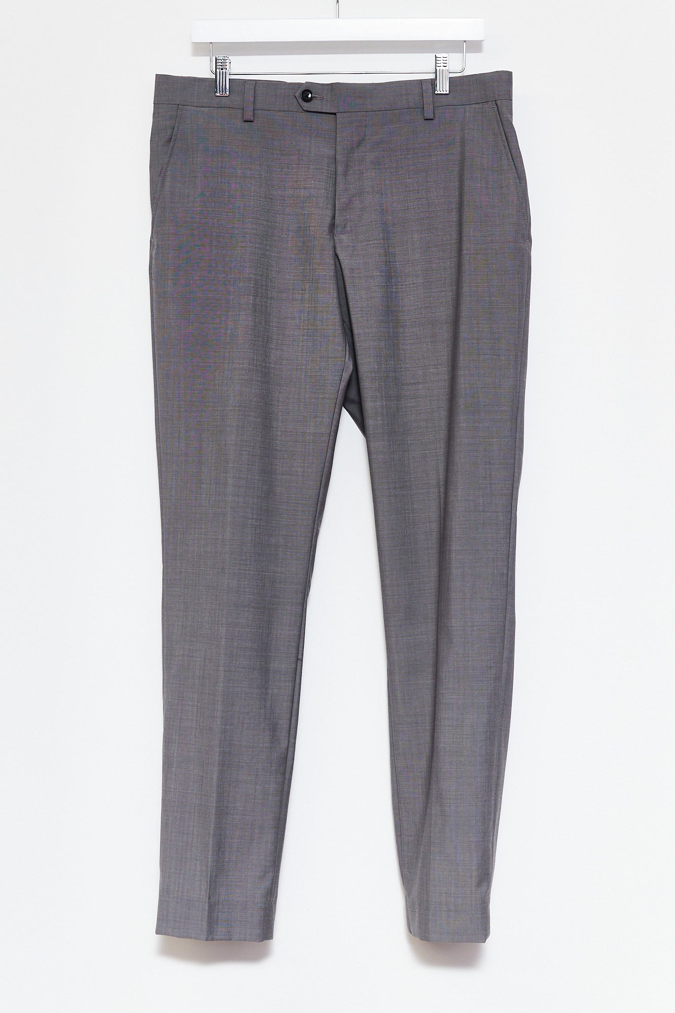 Mens Grey Suit Trouser W34