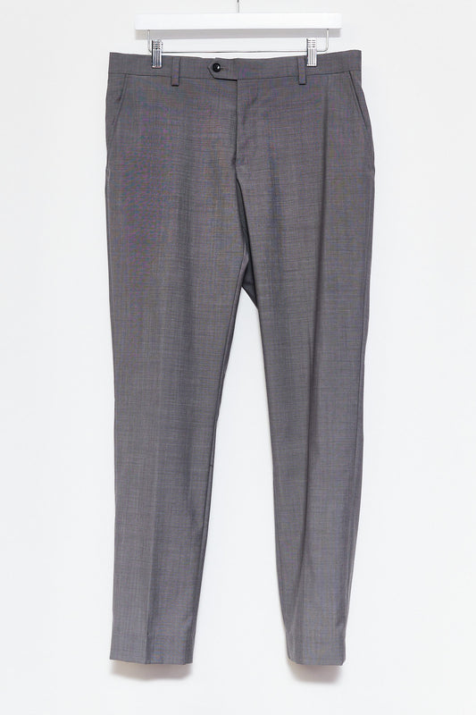 Mens Grey Suit Trouser W34