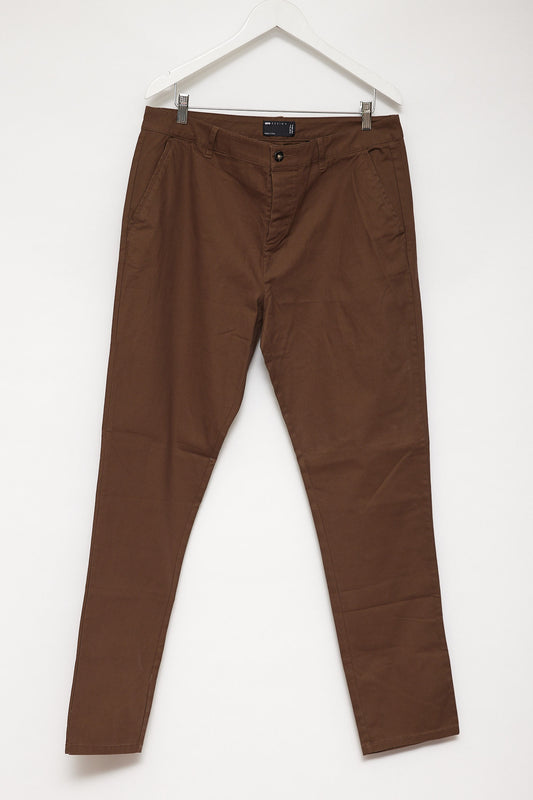 Mens ASOS Brown Chino size W36 L34