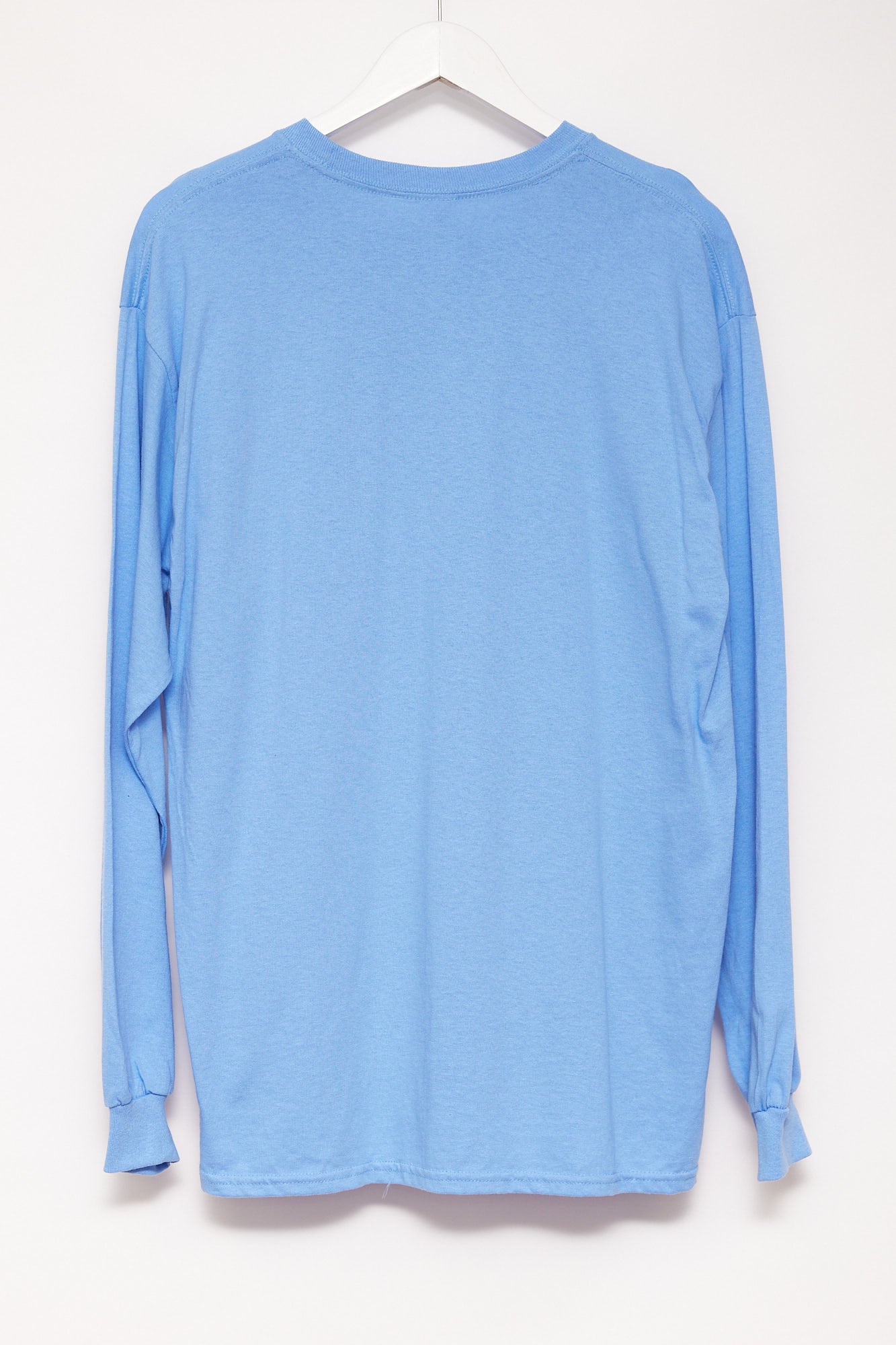 Mens Gildan Blue Long Sleeve T-shirt size Large