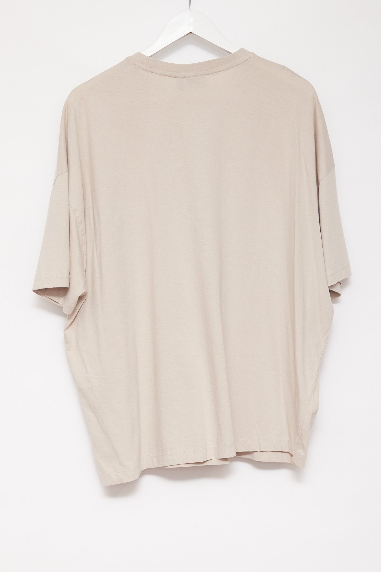 Mens ASOS Beige Oversized T-shirt Size Large