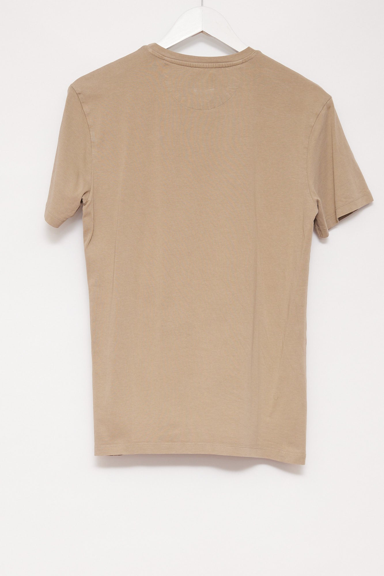 Mens Zara Light Brown T-shirt Size Medium