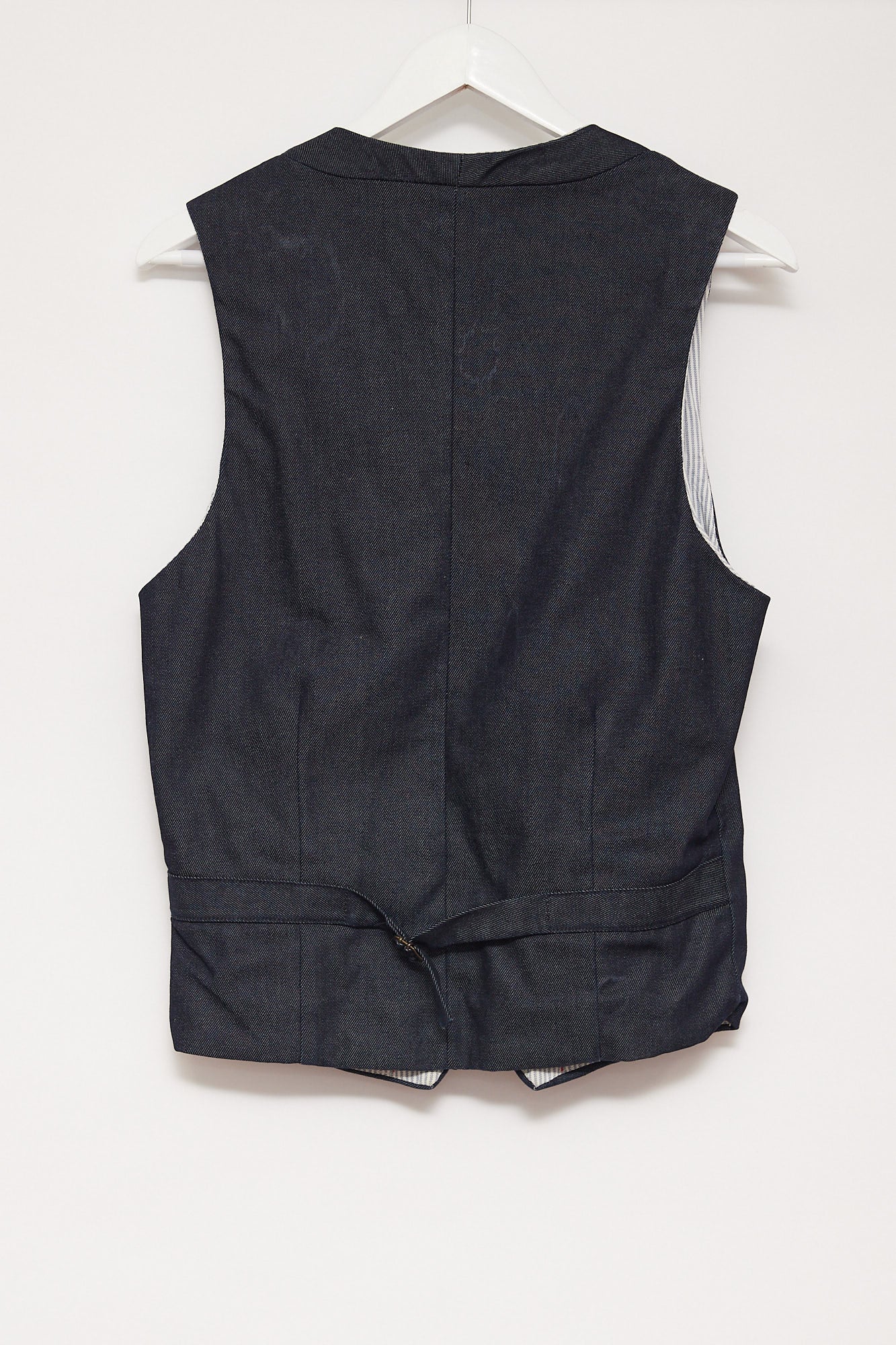 Mens Zara Dark Blue Waistcoat size small