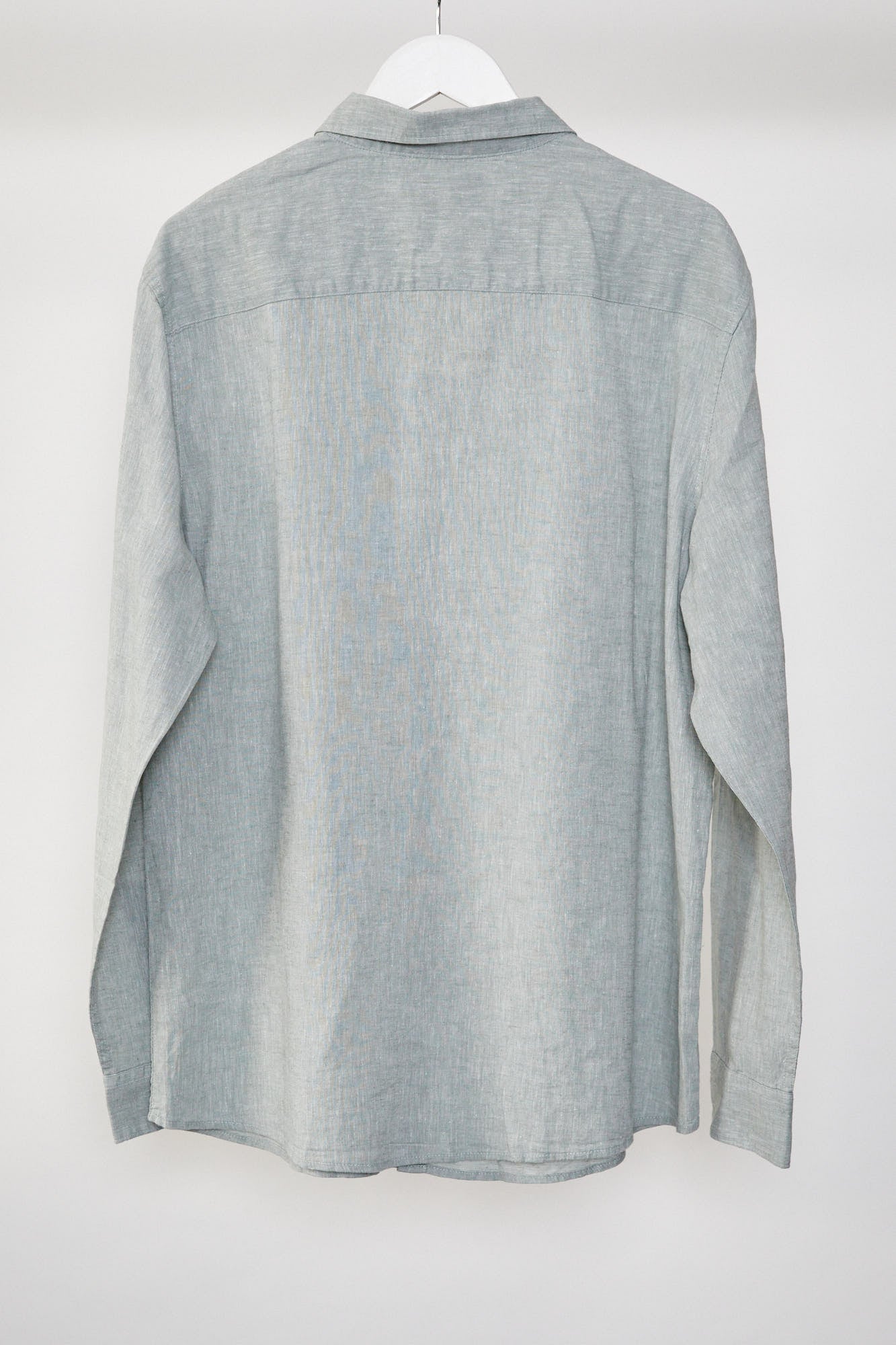 Mens H&M pale green shirt size large