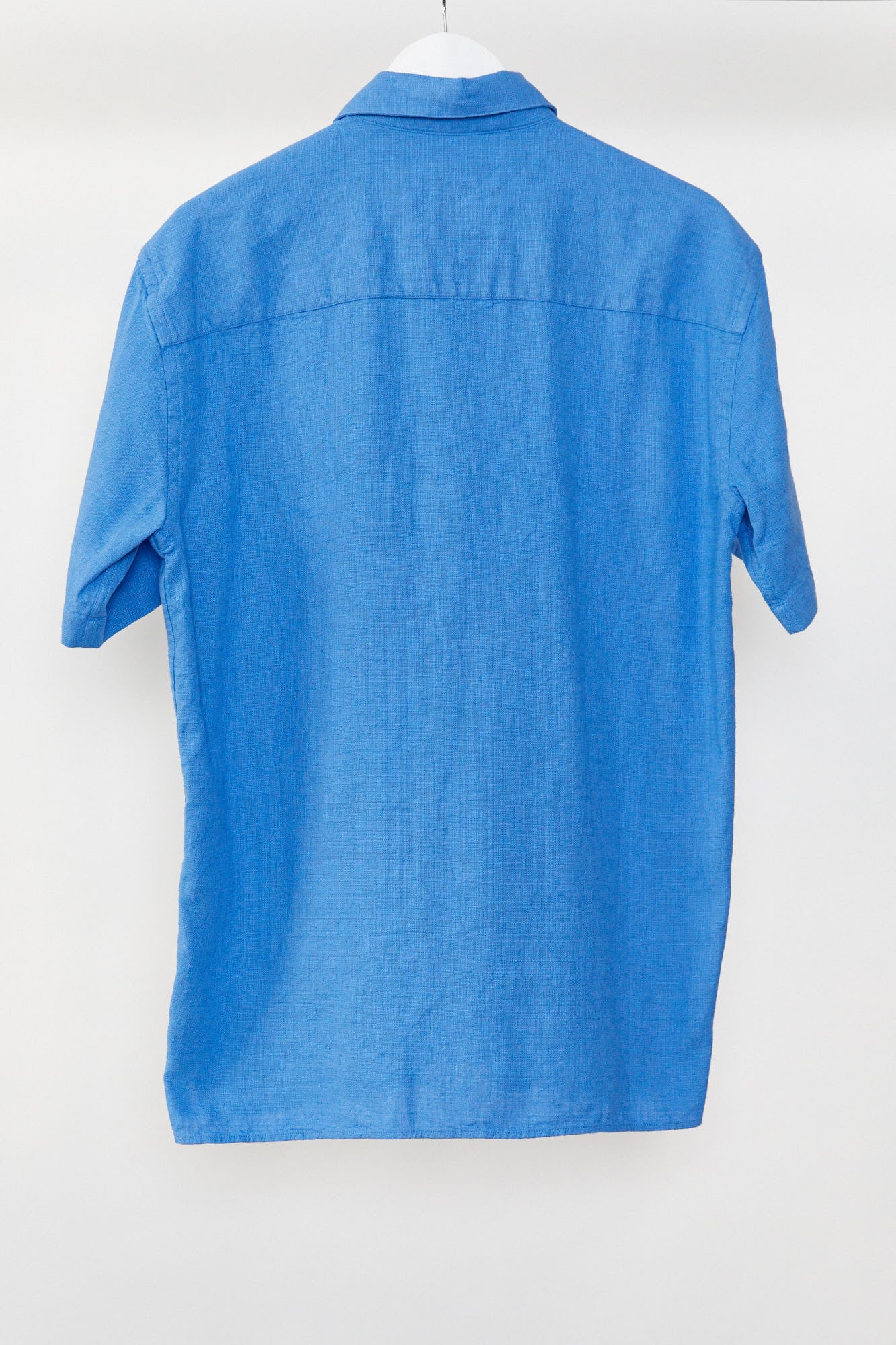 Mens Zara blue short sleeve shirt size medium