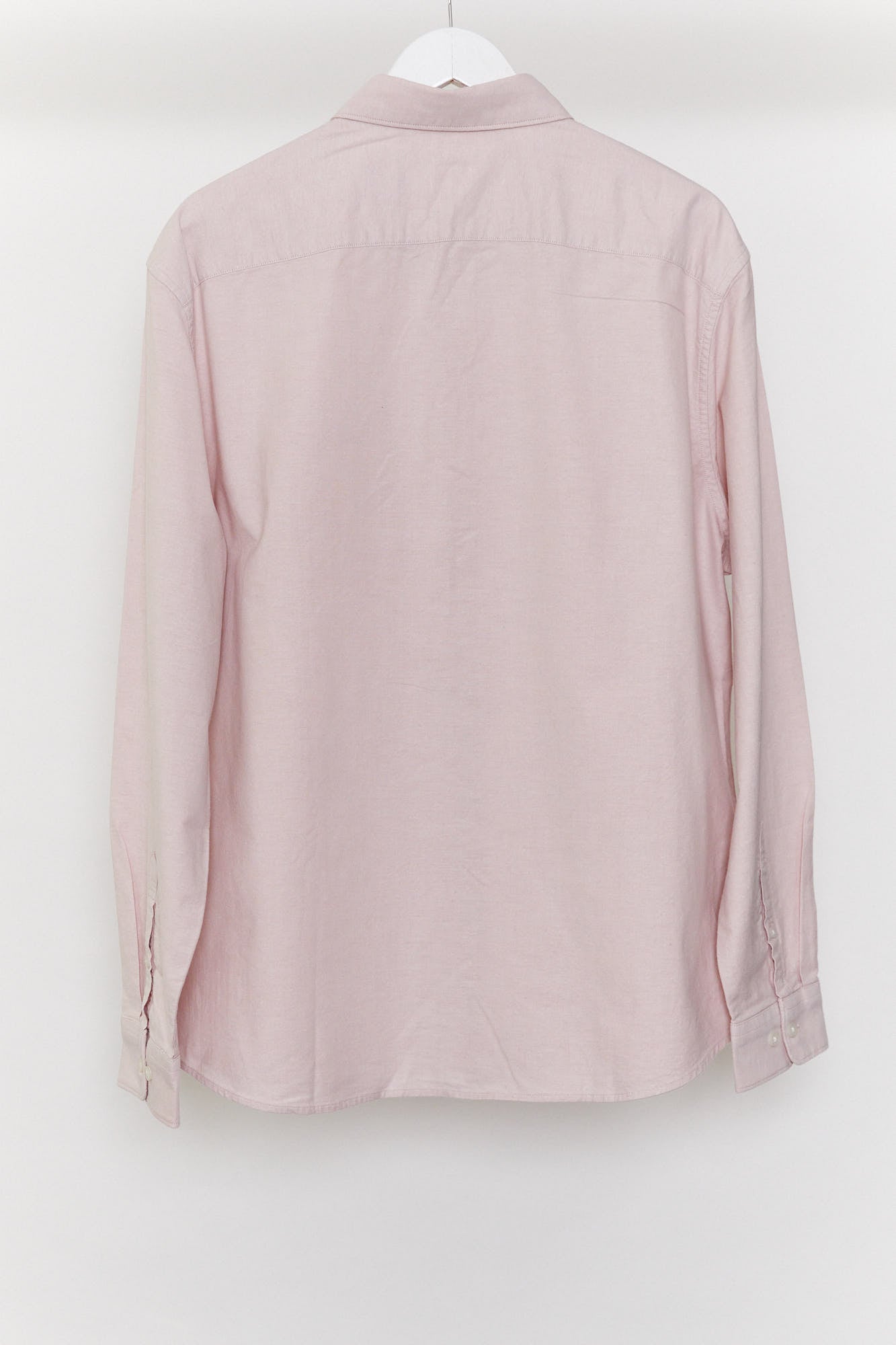 Mens pale pink M&S oxford shirt size extra large