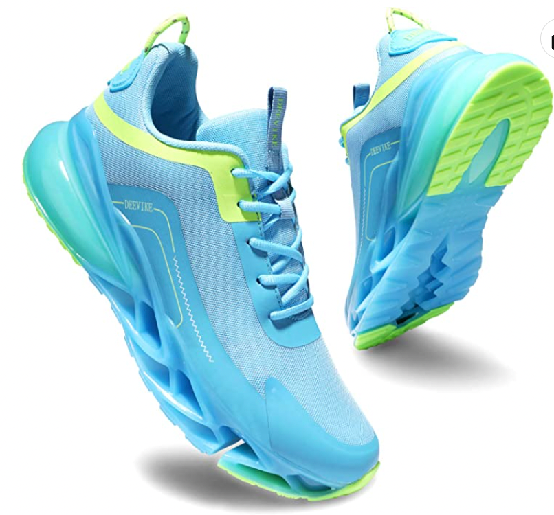 Blue and Yellow running trainers size 41