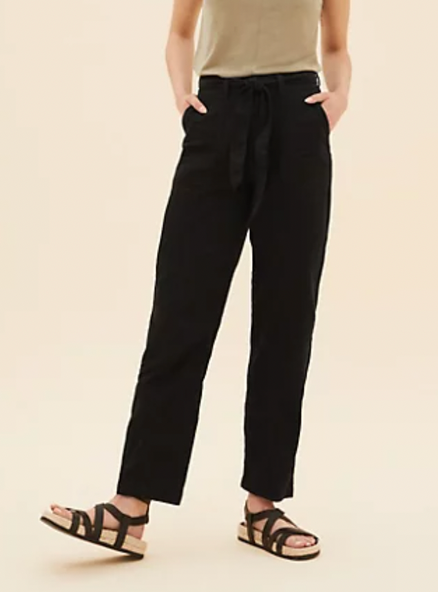 Womens M&S Straight leg chinos size 16