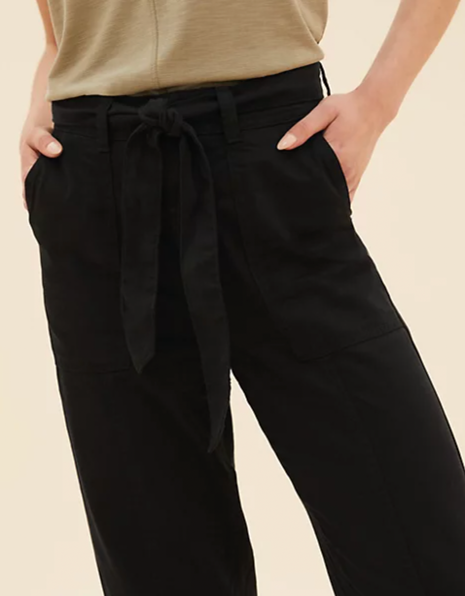 Womens M&S Straight leg chinos size 16