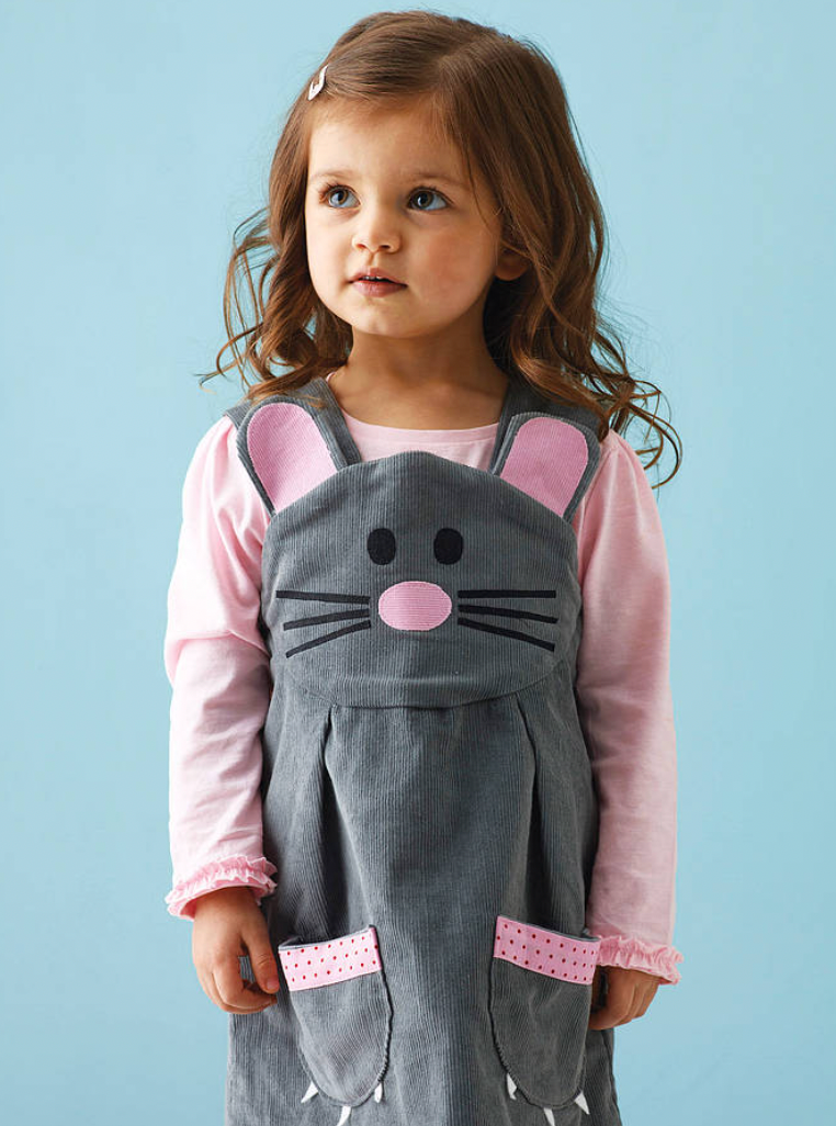 Kids Wild Things Funky Little Dresses Grey Mouse dress age 7