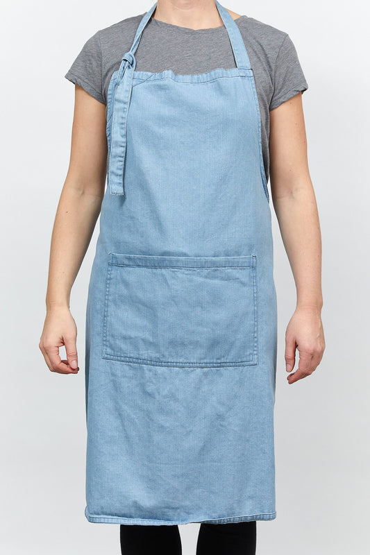 Unisex Blue Denim Apron