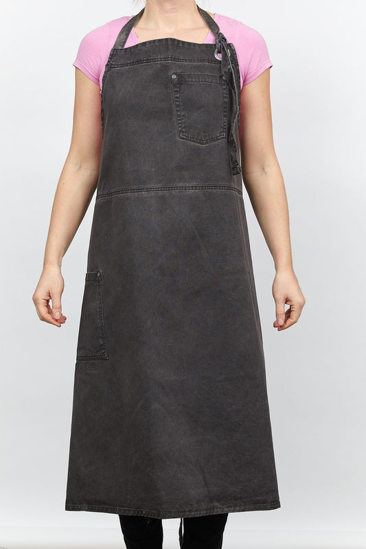 Unisex Dark Grey Brown Apron