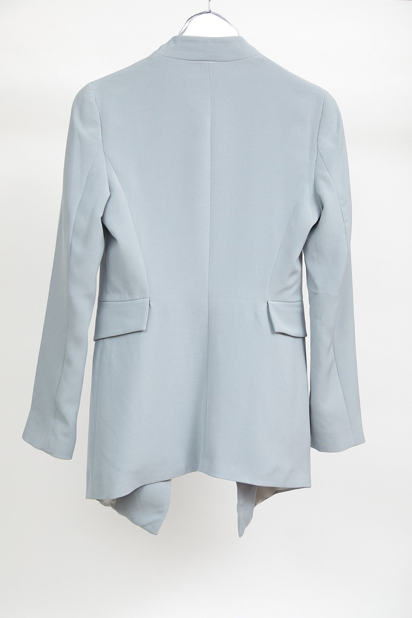Womens Light Grey Blazer: Size Small
