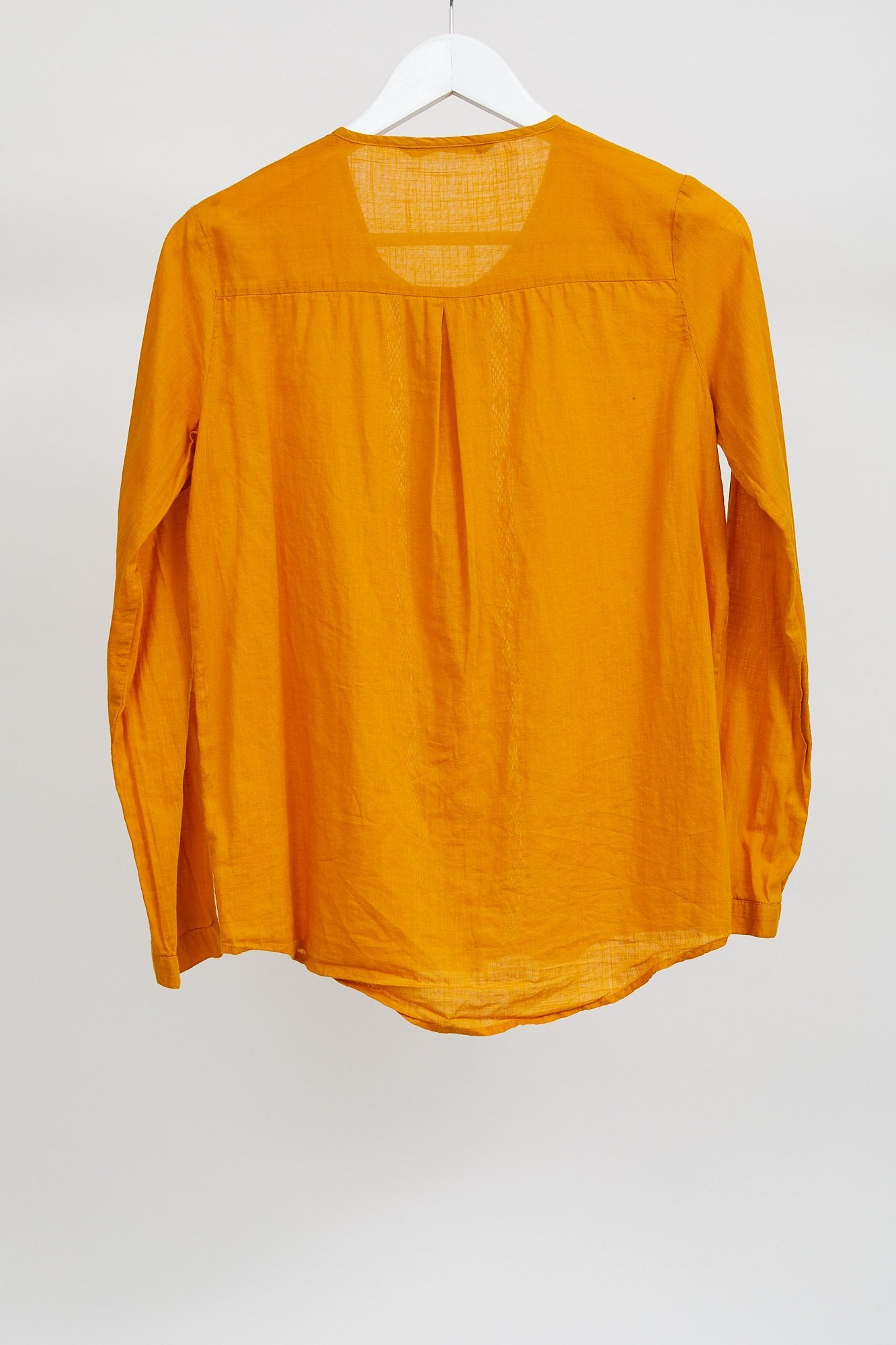 Womens Zara Yellow Orange Blouse: Size Small