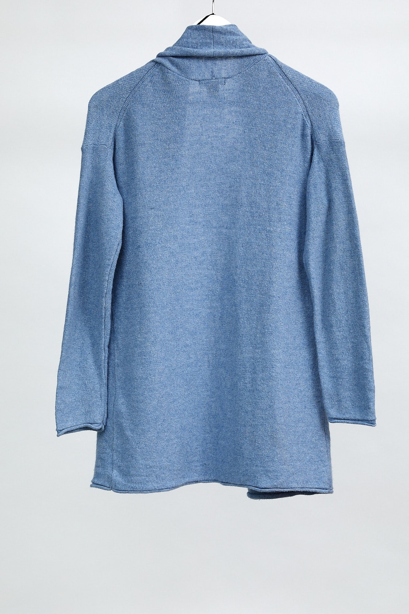 Womens Blue Cardigan: Size Small
