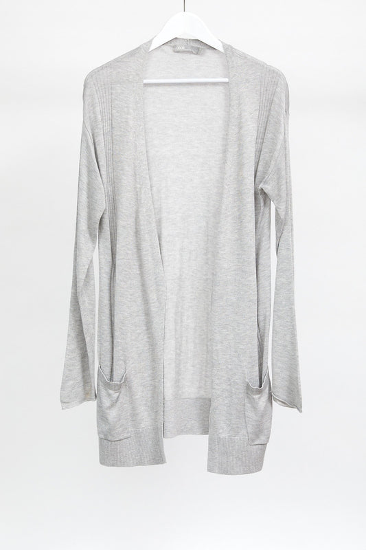 Womens Grey Cardigan: Size Small