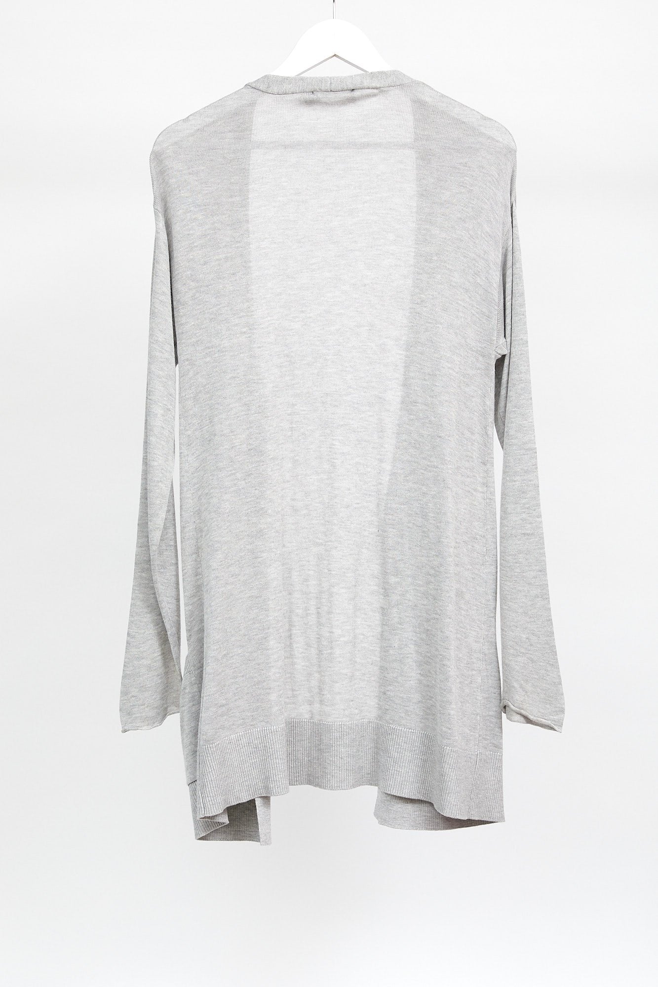 Womens Grey Cardigan: Size Small