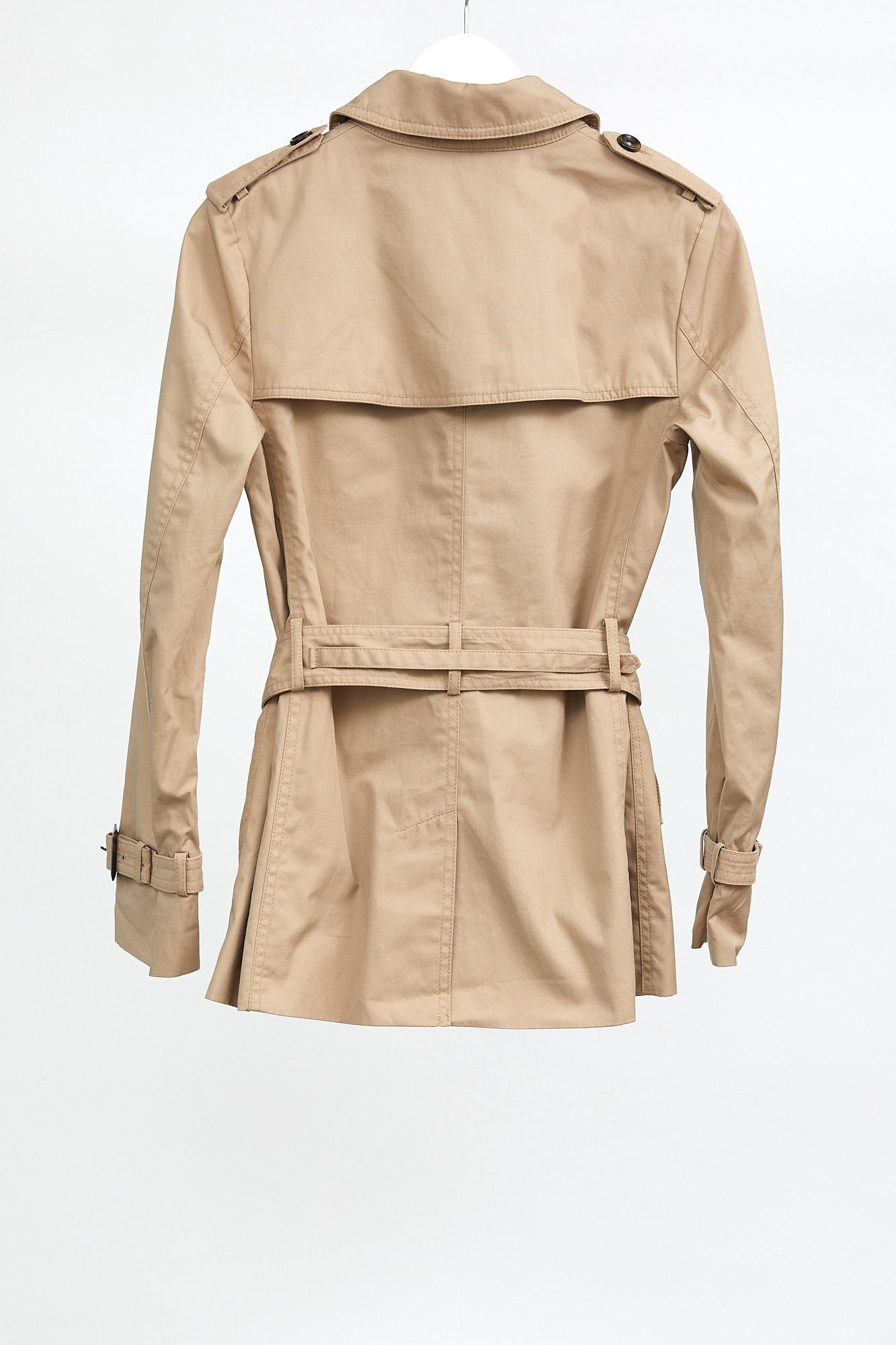 Womens Uniqlo Brown Mac: Size Small