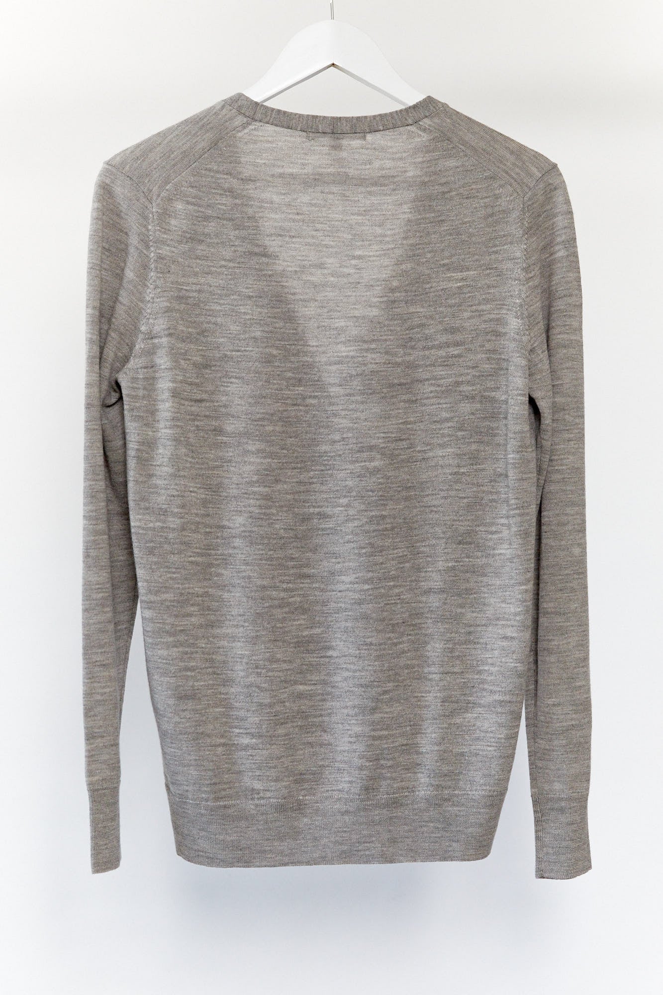 Womens Uniqlo grey knitted cardigan size large