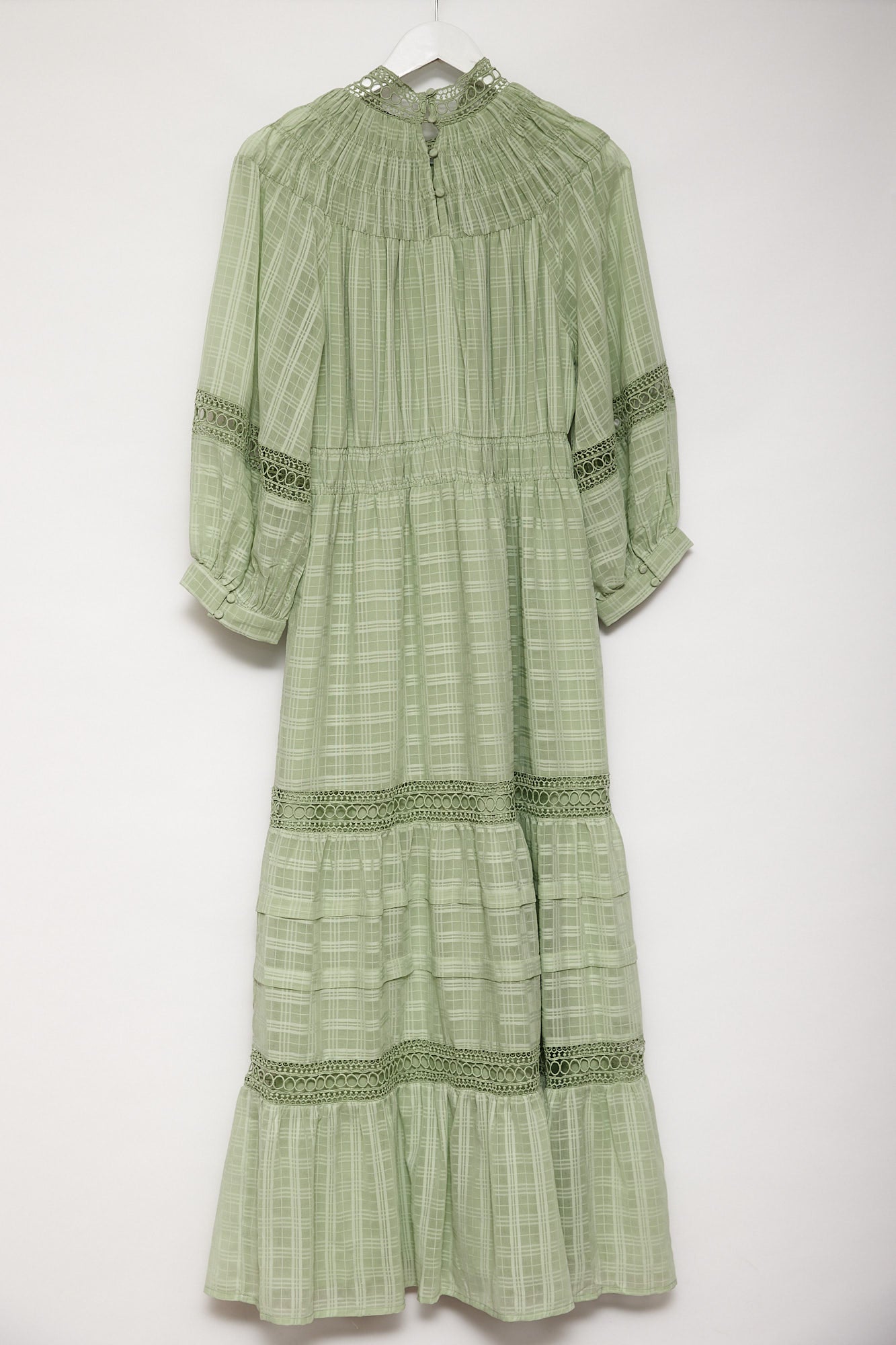 Womens ASOS light green maxi dress size small
