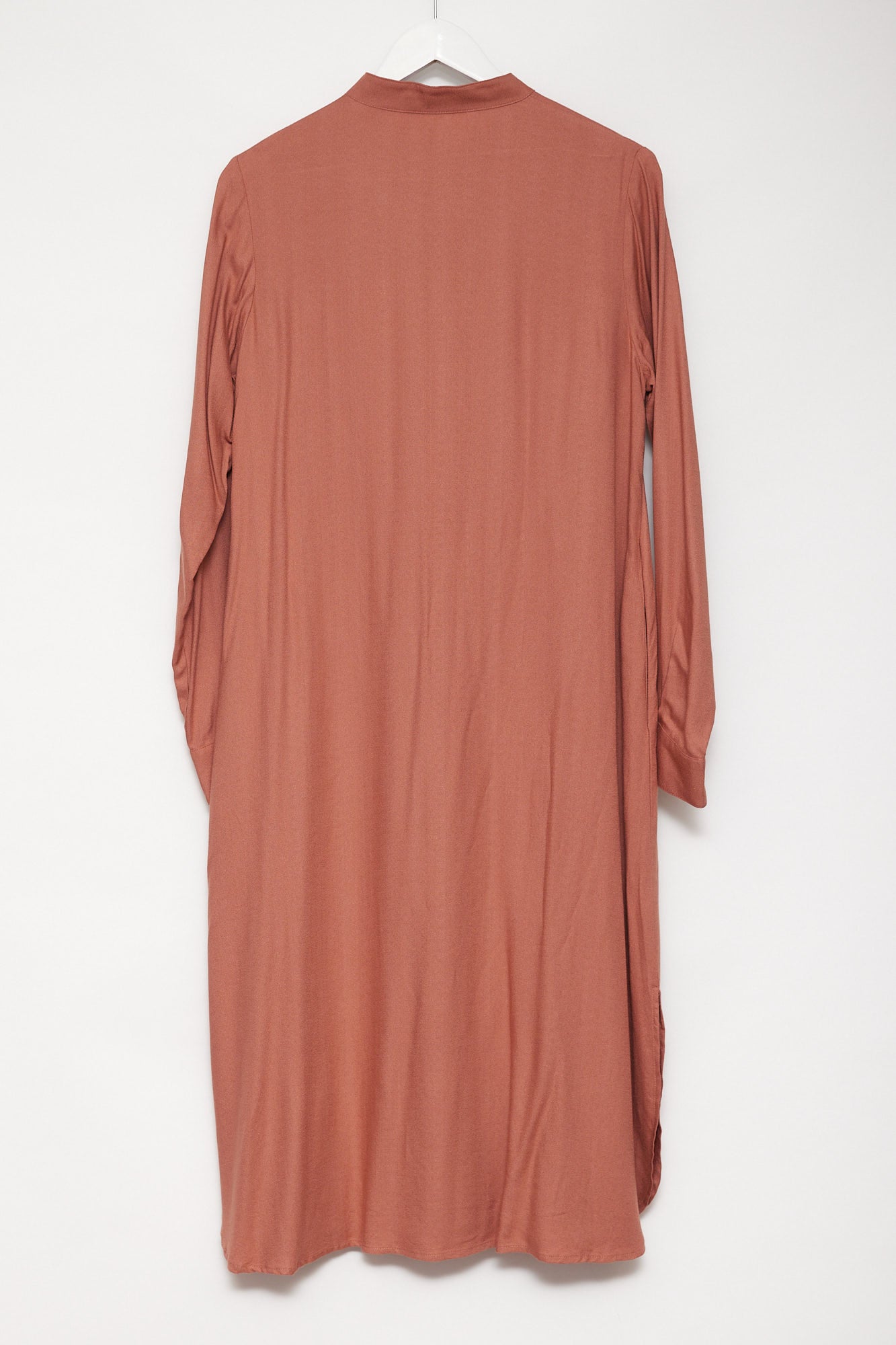 Womens Aab Pink Tunic Midi Dress: Size Small