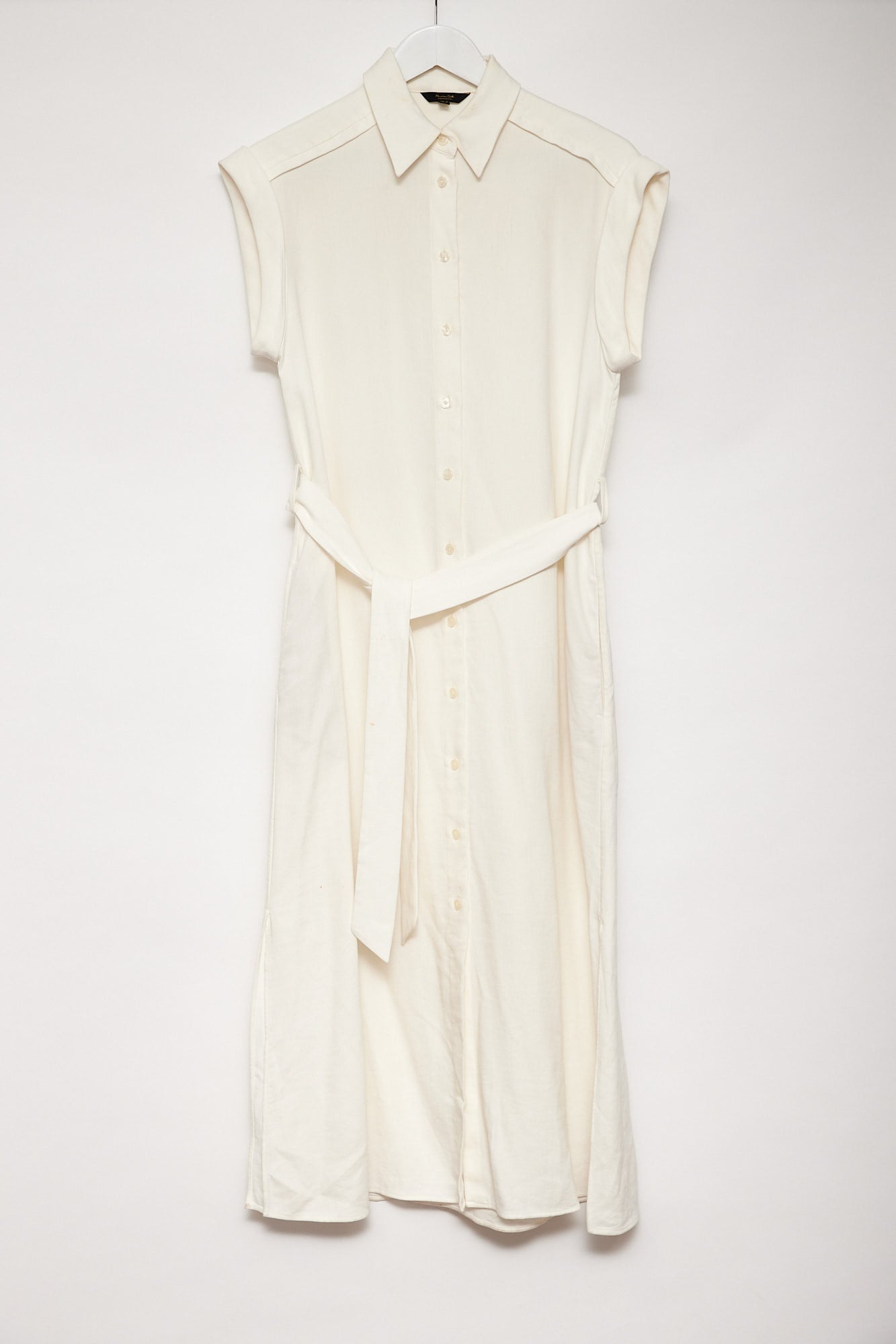 Womens Massimo Dutti white shirt dress size small Womens Massimo Dutti white shirt dress size small