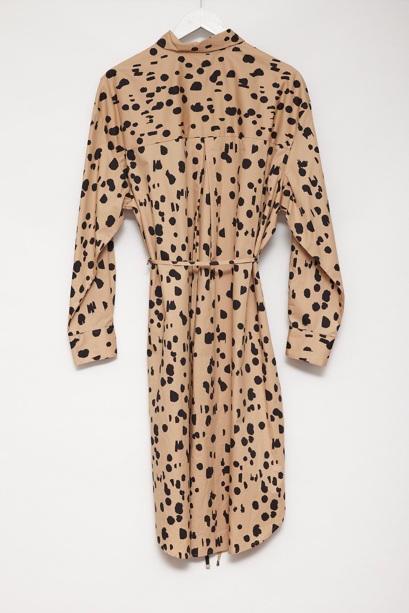 Womens M&S Cheetah print shirt dress size 18