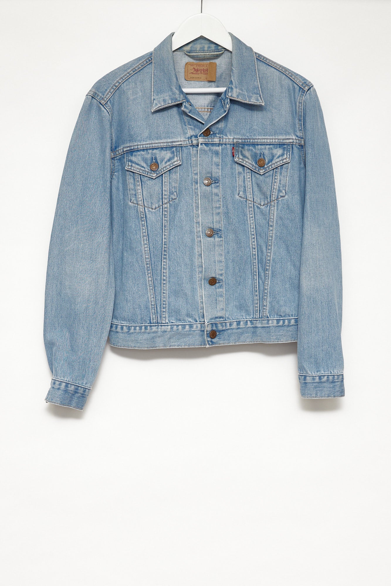 Womens Levi's blue denim jacket size large