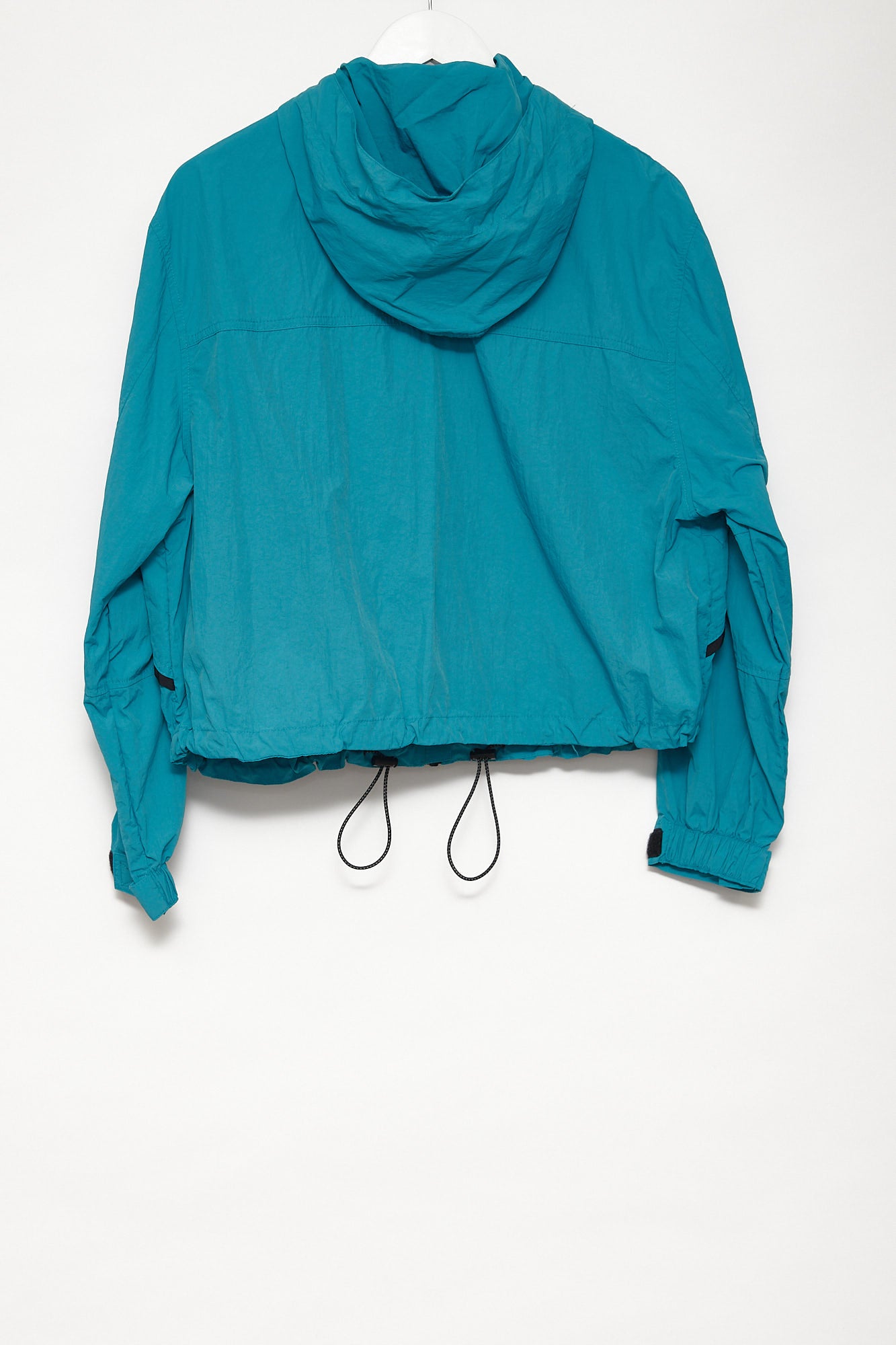Womens H&M Teal cropped sports jacket size medium