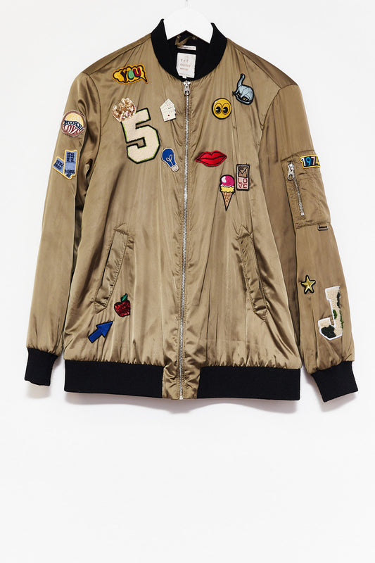 Womens Zara TRF Embellished Jacket Size Small