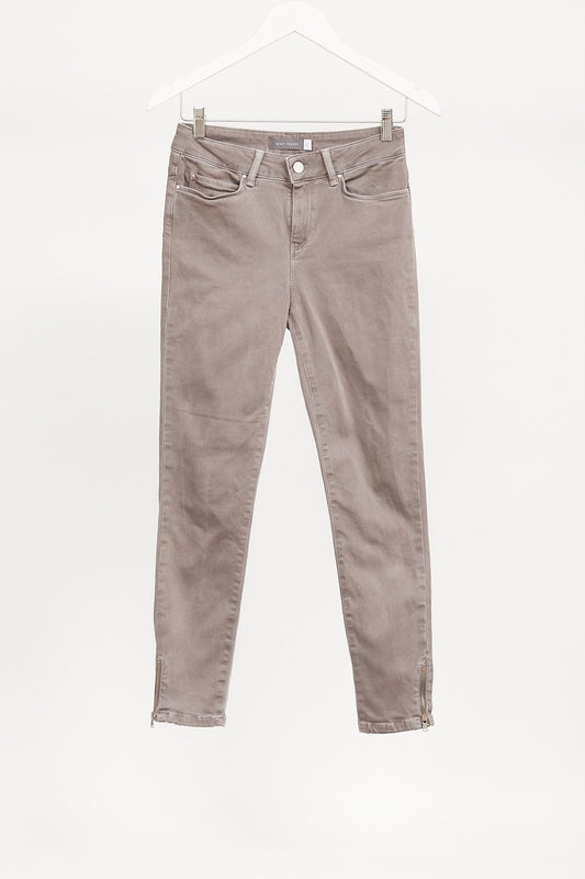 Womens Mint Velvet brown/grey skinny Jeans: Size Small
