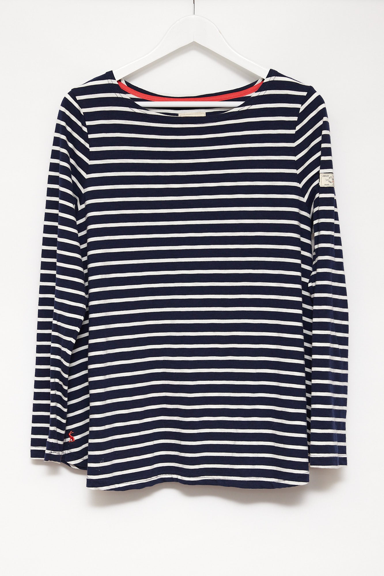 Womens Joules Breton Stripe T-shirt: Size Medium