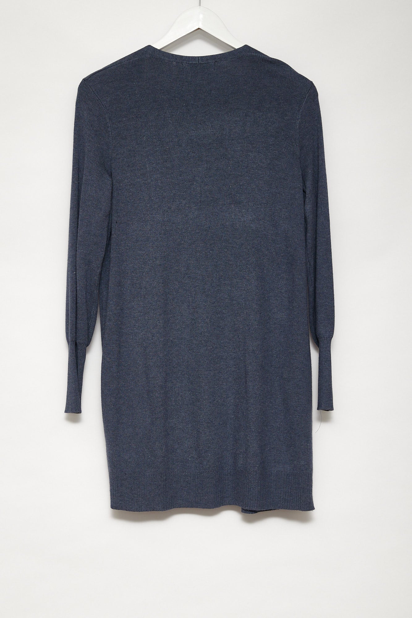 Womens M&S Grey Long Cardigan: Size Small