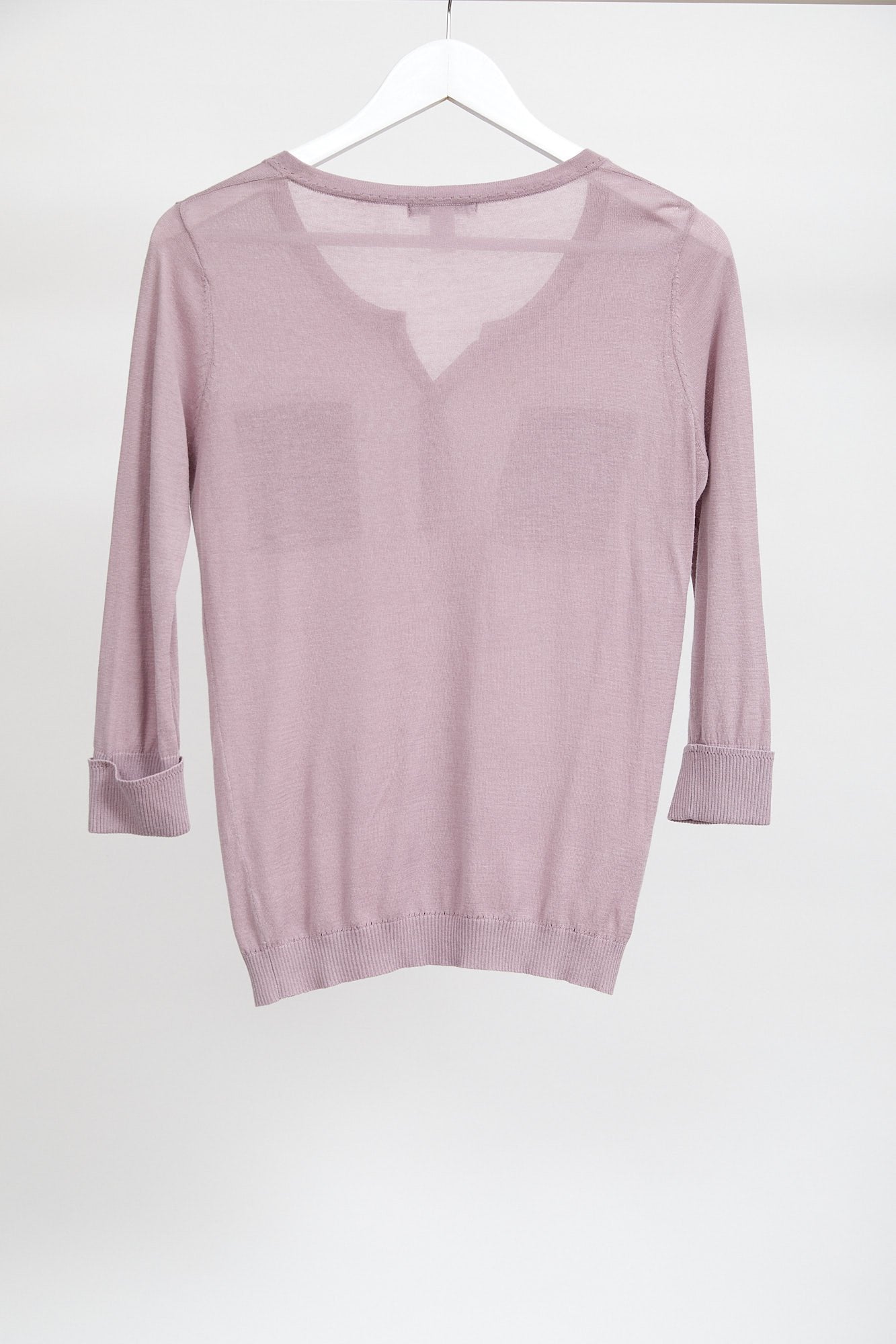 Womens Purple button up Sweater: Size Small