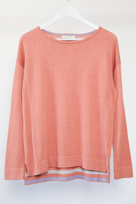 Womens pink white stuff jumper size 12