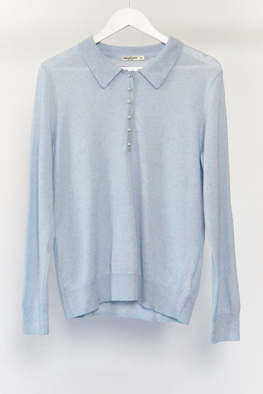 Womens WoolOvers blue jumper size medium