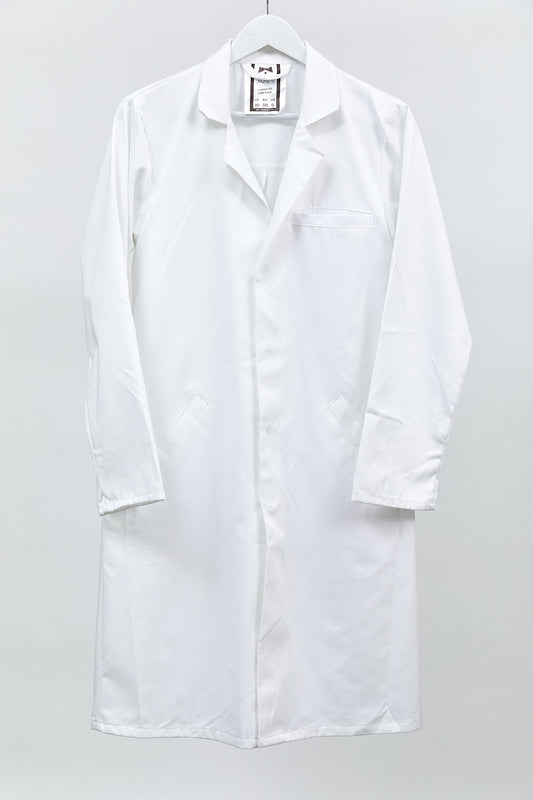 Womens White Medical Lab Coat: Size Small