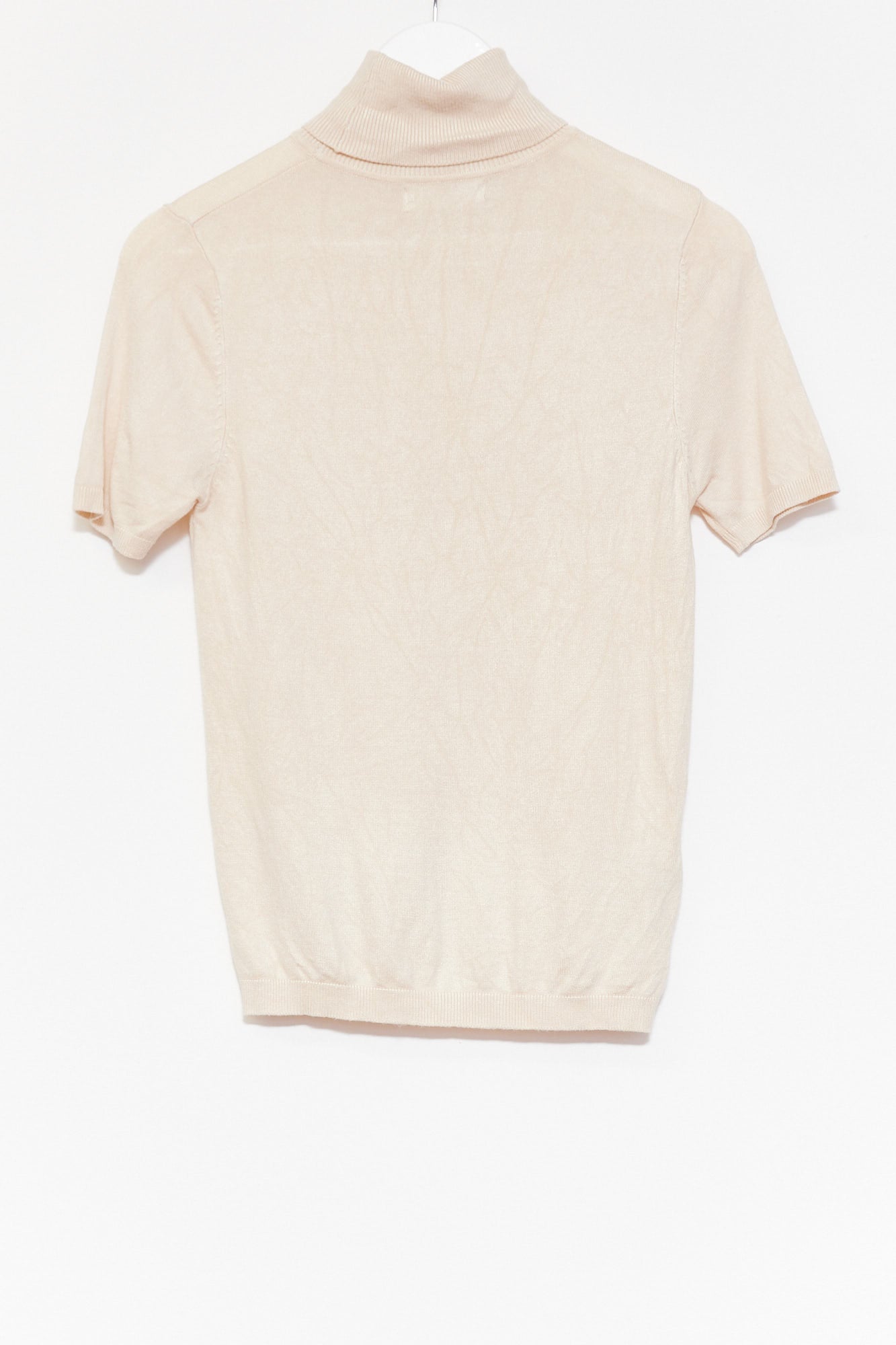 Womens Zara Cream Roll Neck Sweater Size Small