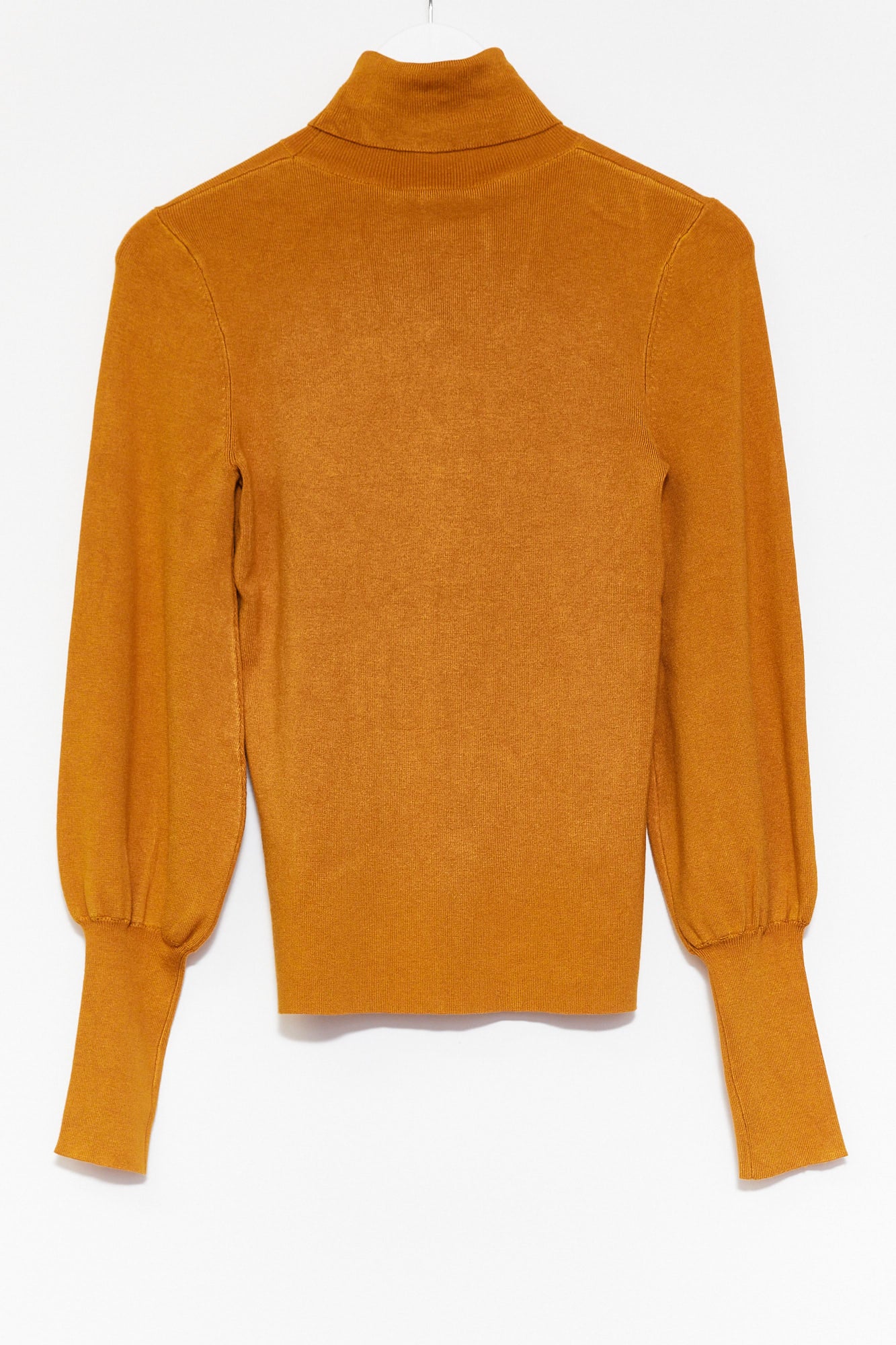 Womens Phase Eight Yellow Roll Neck Jumper: Size Small