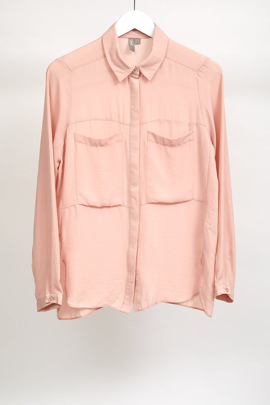 Womens ASOS Pink Shirt: Size Small